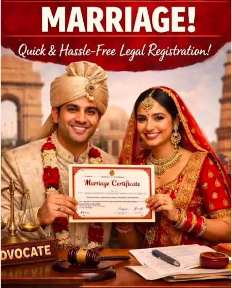 Court Marriage Delhi — quick & hassle-free legal registration with marriage certificate